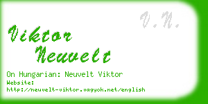 viktor neuvelt business card